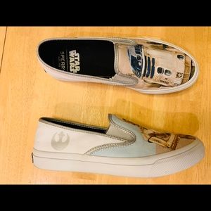 Men’s Sperry Star Wars shoes, C3PO and R2D2